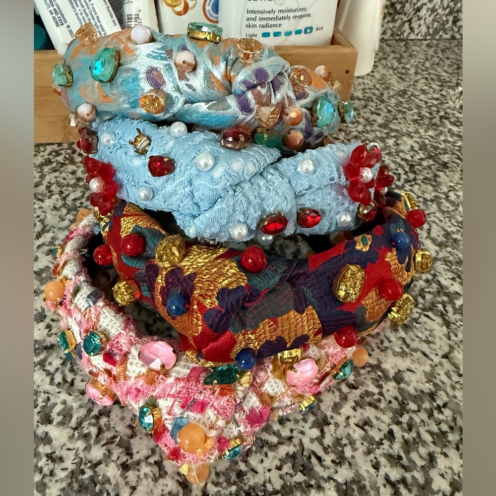 Brianna cannon Colorful Embellished Kids Headbands